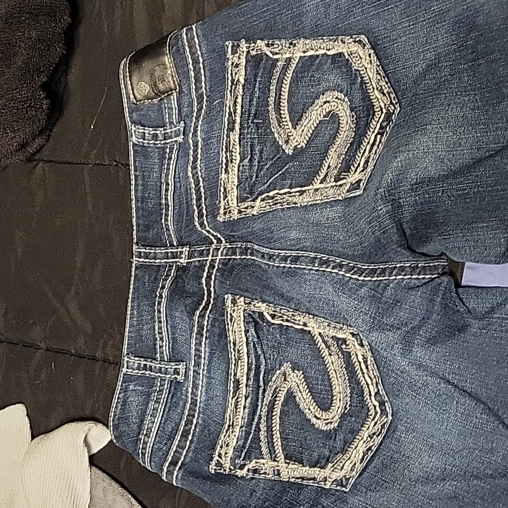 Silver Suki Mid Capri W30/L22 1/2